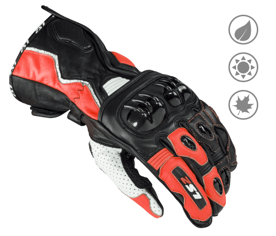 LS2 Swift Black/White/Red UNISEX